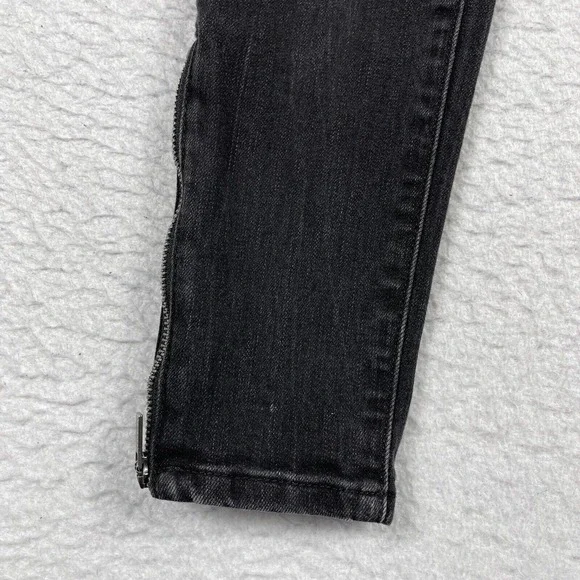 Athleta Jeans Womens 2 Sculptek Ultra Skinny Zip‎ Carbon Performance Minimal - Picture 6 of 16